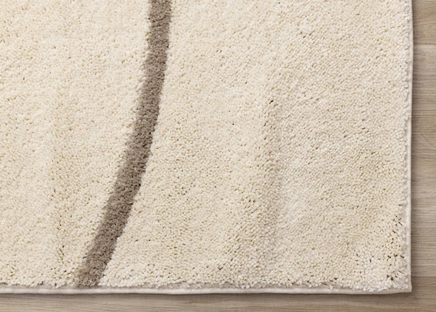 Palace Modern Curves Area Rug - Cream Taupe - 8' X 11'