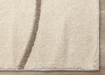 Palace Modern Curves Area Rug - 8' X 11' - Cream/Taupe