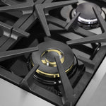 Forno Massimo 48" Stainless Steel Freestanding Double Oven Gas Range (6.58 Cu. Ft.) - FFSGS6439-48