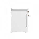 Forno Paolo White Freestanding Electric Range With True Convection (4.38 Cu. Ft.) - FFSEL6011-30WHT