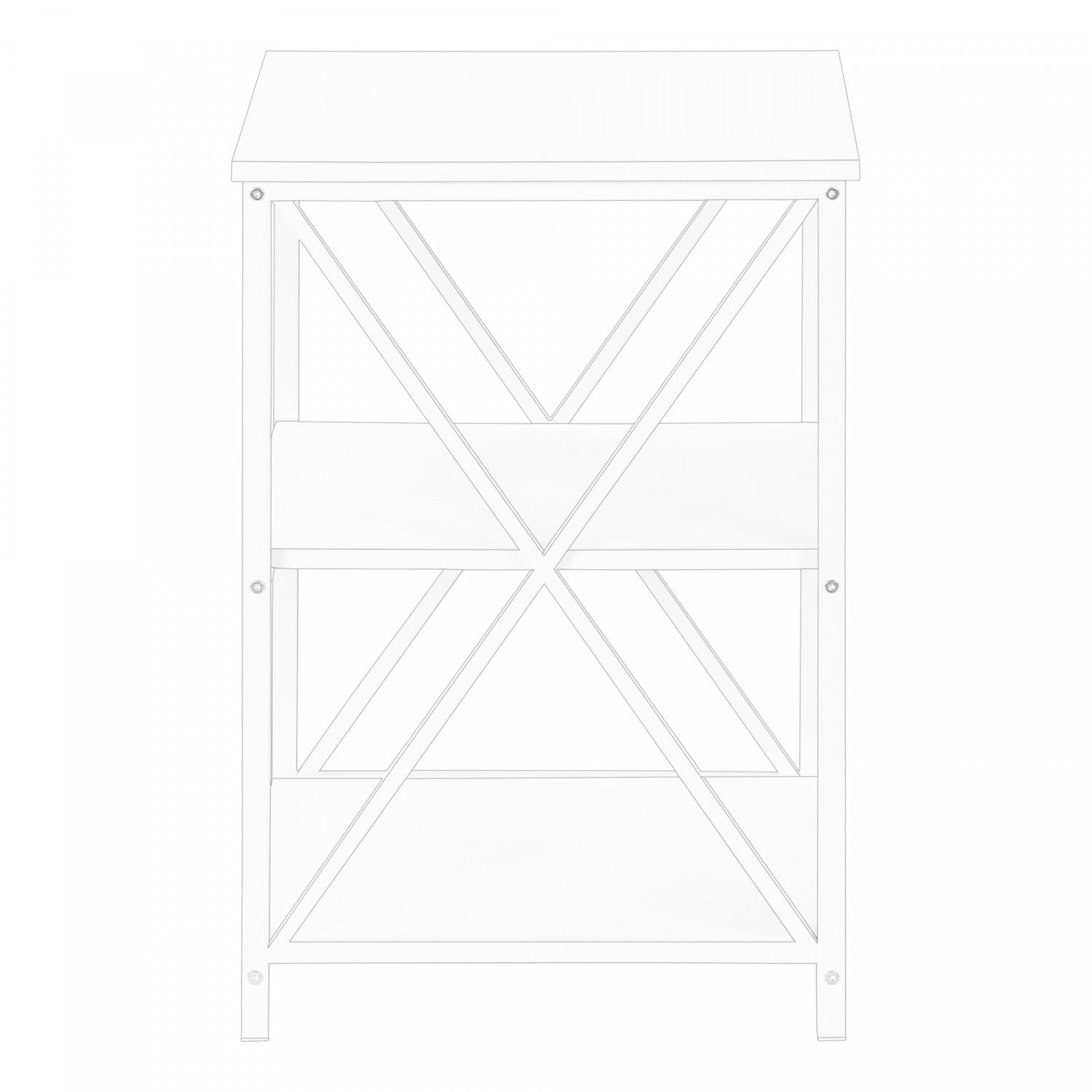 Miren Side Table - White