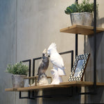 Bayan Metal Frame Wall Box IV - Teak