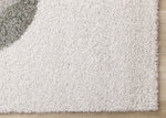 Misha Modern Geometric Area Rug - 8' X 11' - White/Grey
