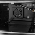 Forno Galiano 48" Black Freestanding French Door Double Oven Gas Range (6.58 Cu. Ft.) - FFSGS6444-48BLK