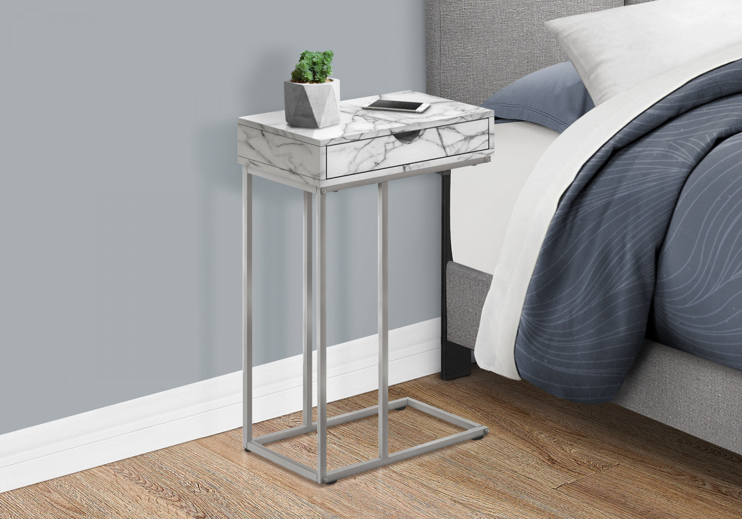 Sora Side Table - White Marble