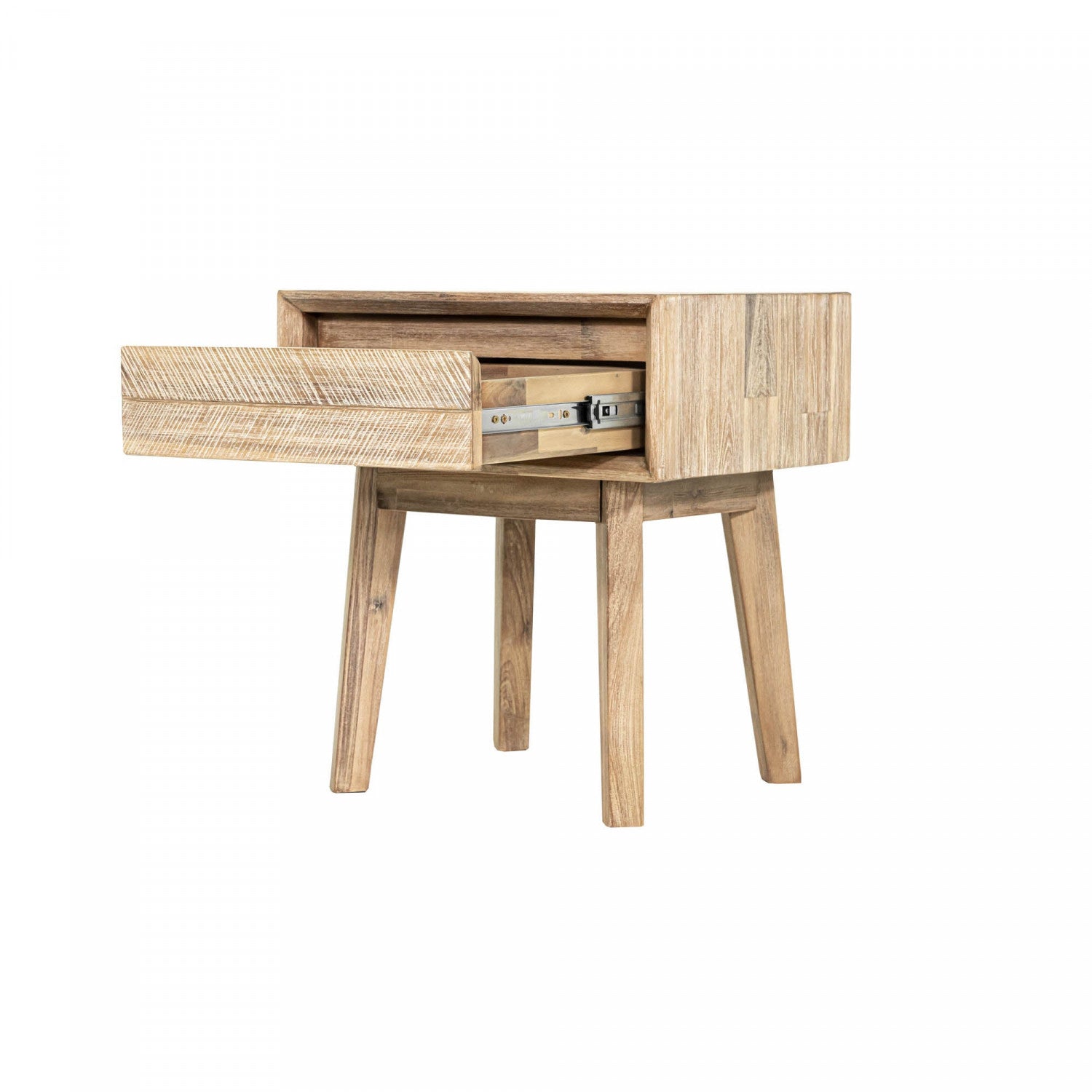 Abenra 1 Drawer Night Table - Light Driftwood