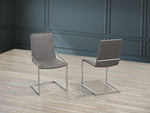 Kael Dining Chair - Grey - Set of Two