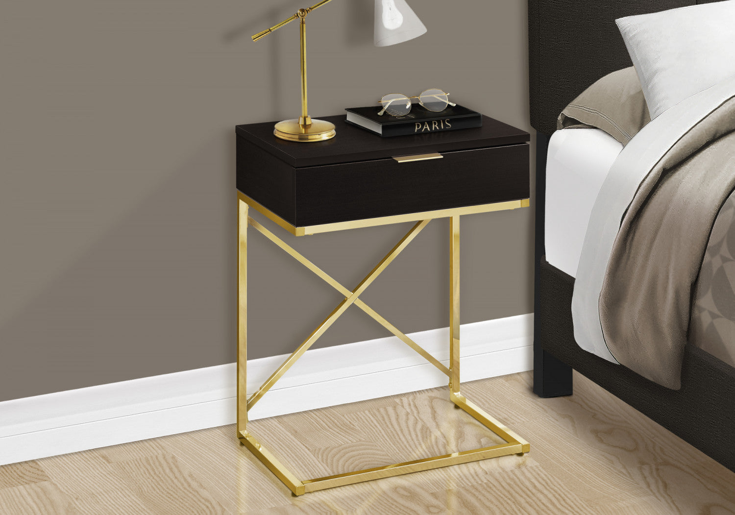 Sienna Side Table - Brown