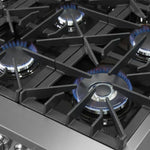 Forno Galiano 60" Stainless Steel Freestanding Dual Fuel Double Oven Range With True Convection (8.64 Cu. Ft.) - FFSGS6156-60