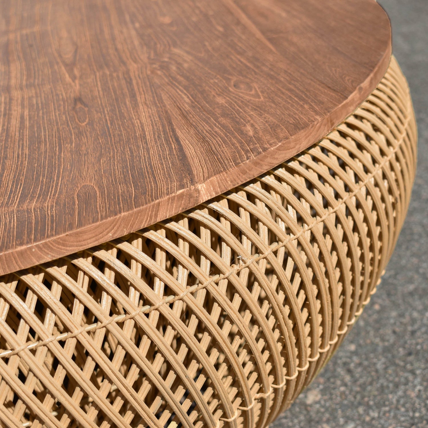 Bayan Wave Coffee Table - Natural