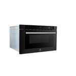 Forno Capoliveri Black 24" Built-In Microwave Drawer (1.2 Cu. Ft.) - FMWDR3000-24BLK
