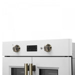 Forno Asti White 30" Electric Wall Oven with True Convection and Air Fry (3.68 Cu. Ft.) - FBOEL1333-30WHT