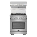 Forno Savona Stainless Steel 30" 600 CFM Wall Mounted Range Hood - FRHWM5029-30HB