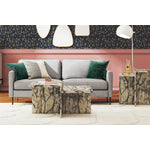 Brielle Two-Tiered Coffee Table - Faux Onyx Marble