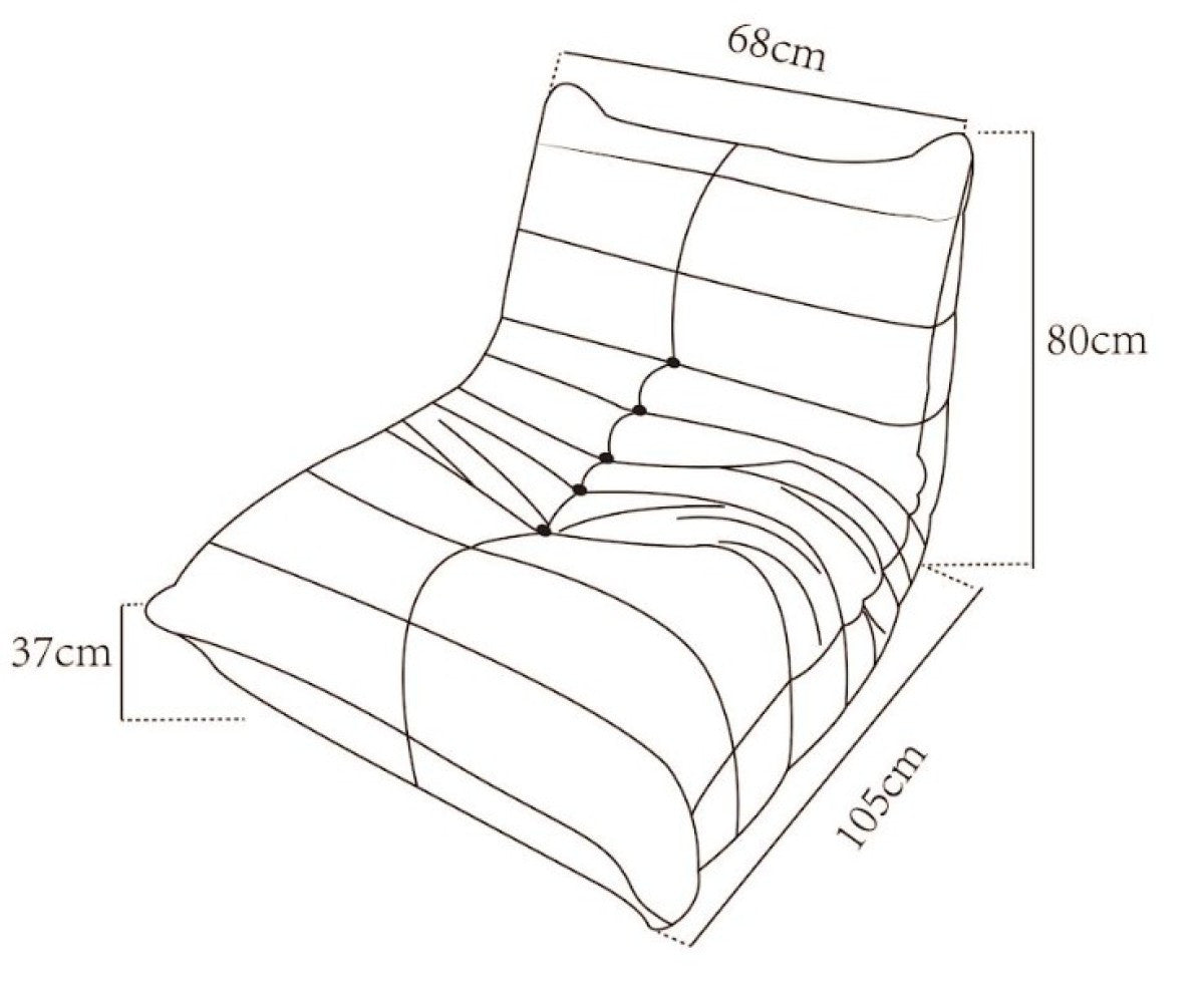 Tobias All-foam Armless Chair - Sage