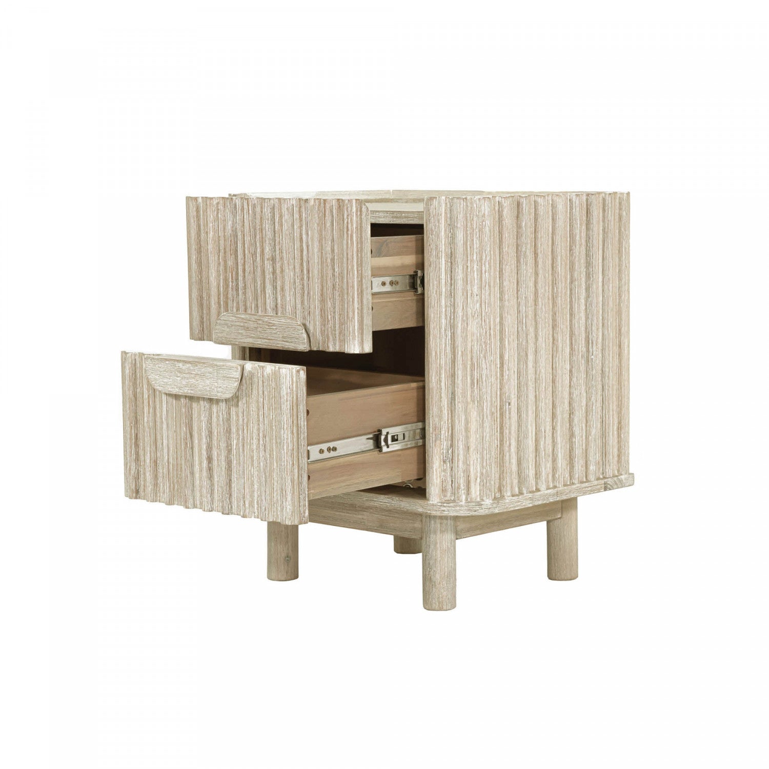 Humbach Night Table - White Washed Natural