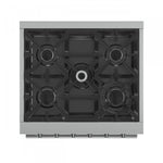 Forno Massimo 30" Stainless Steel Freestanding Gas Range with Air Fry (4.32 Cu. Ft.) - FFSGS6239-30