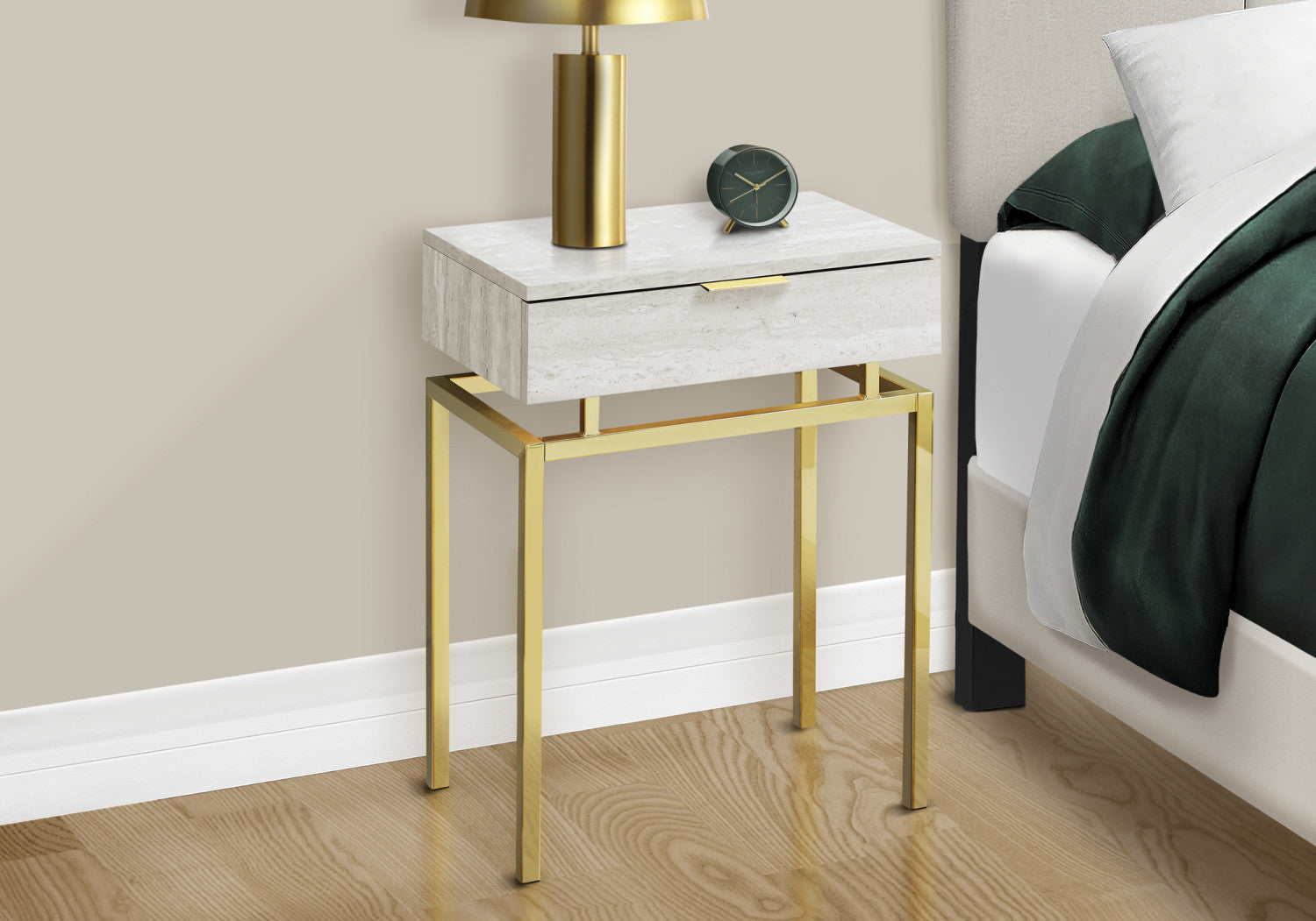 Tula Side Table - Beige