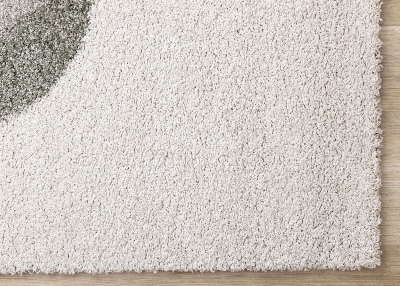 Misha Modern Geometric Area Rug - White Grey - 5' X 8'