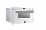 Forno Capoliveri White 24" Built-In Microwave Drawer (1.2 Cu. Ft.) - FMWDR3000-24WHT
