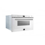 Forno Capoliveri White 24" Built-In Microwave Drawer (1.2 Cu. Ft.) - FMWDR3000-24WHT