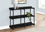 Orla Sofa Table - Marble Black