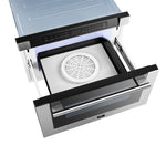 Forno Capoliveri Stainless Steel 24" Built-In Microwave Drawer (1.2 Cu. Ft.) - FMWDR3000-24