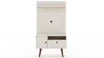 Otuken 35" TV Stand and Panel Set - Off White