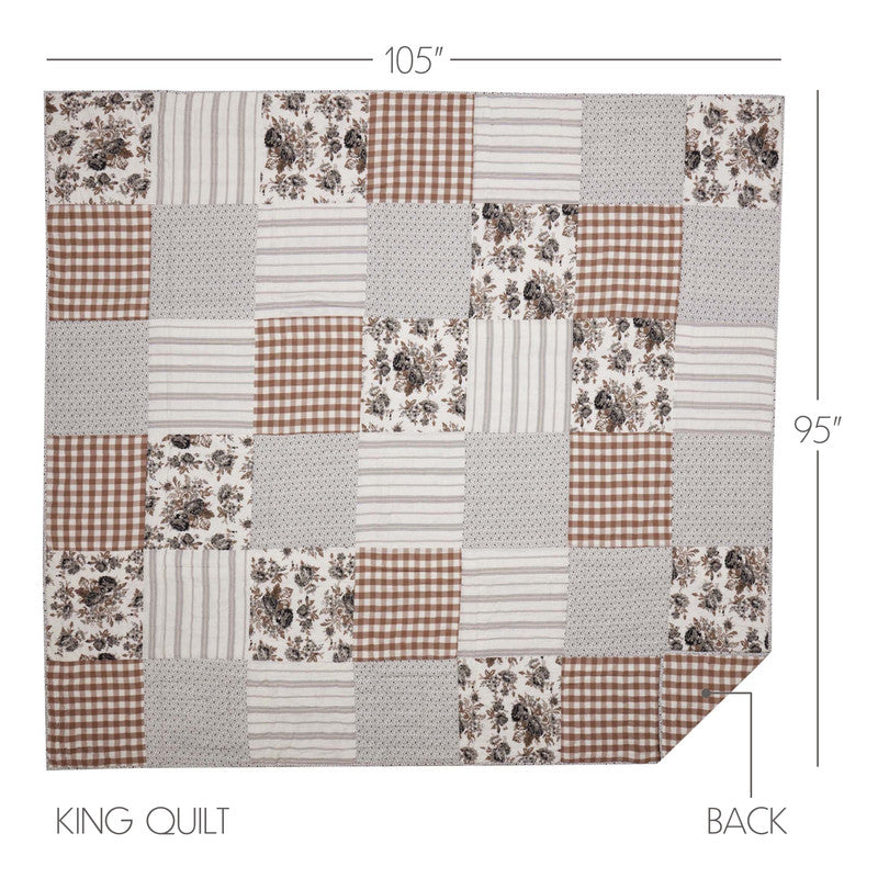 Selena IV King Quilt - Floral Patch