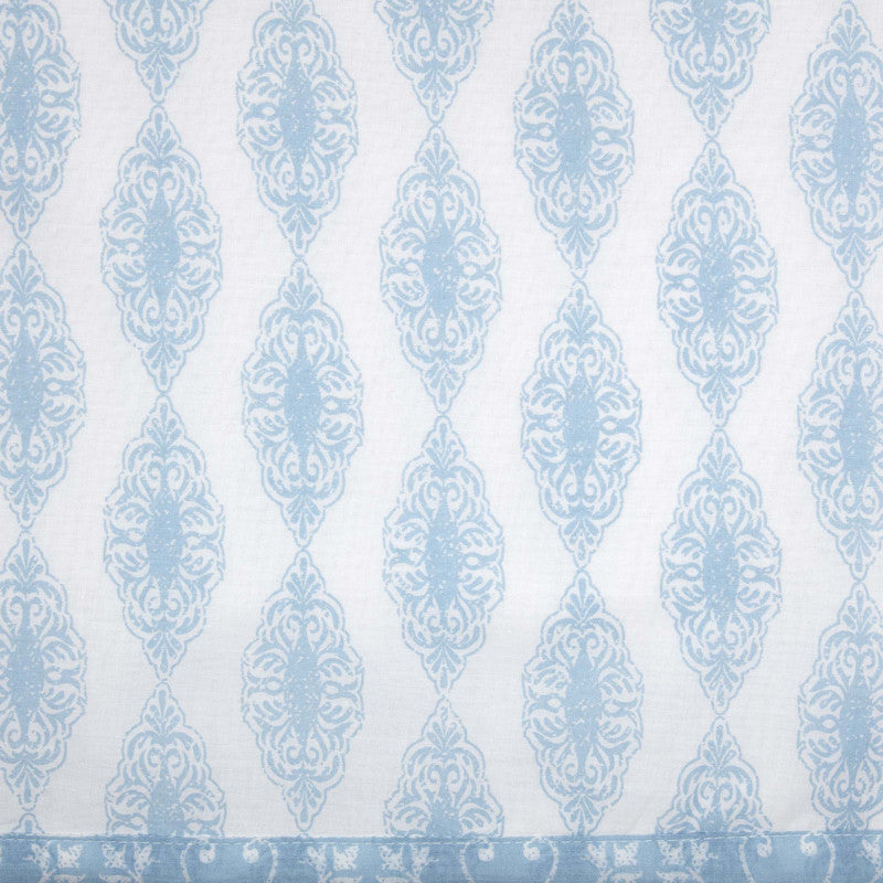 Rosalie King Bed Skirt - Blue