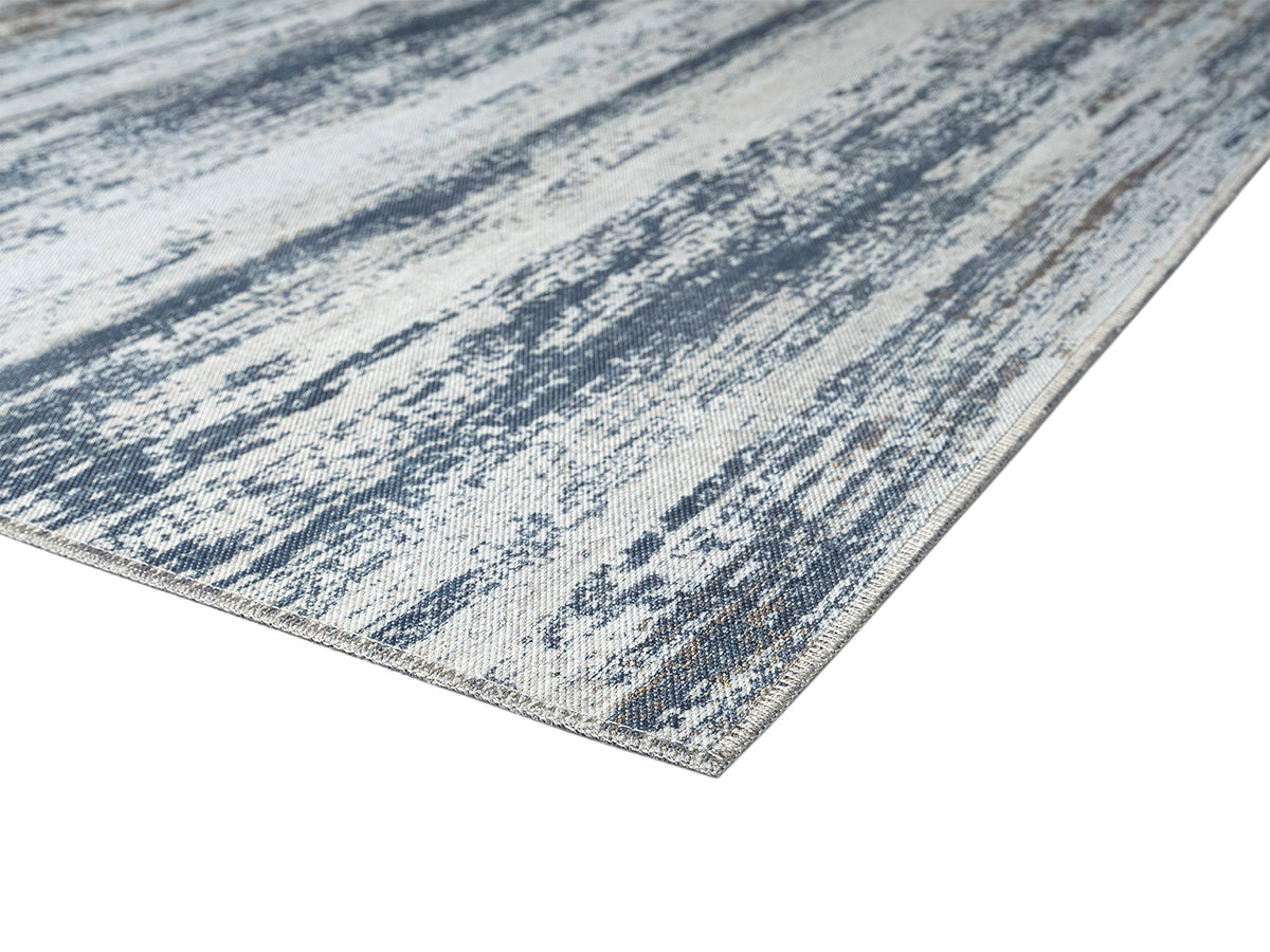 Jaipur 5' X 8' Washable Area Rug - Blue and White