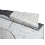 Jaipur 5' X 8' Washable Area Rug - Black and Ivory