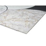 Jaipur 5' X 8' Washable Area Rug - Black and Ivory