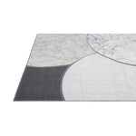 Jaipur 5' X 8' Washable Area Rug - Black and Ivory