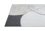 Jaipur 5' X 8' Washable Area Rug - Black and Ivory