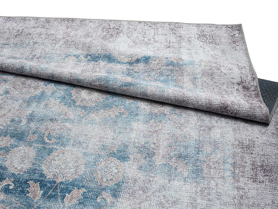 Jaipur 5' X 8' Washable Area Rug - Blue