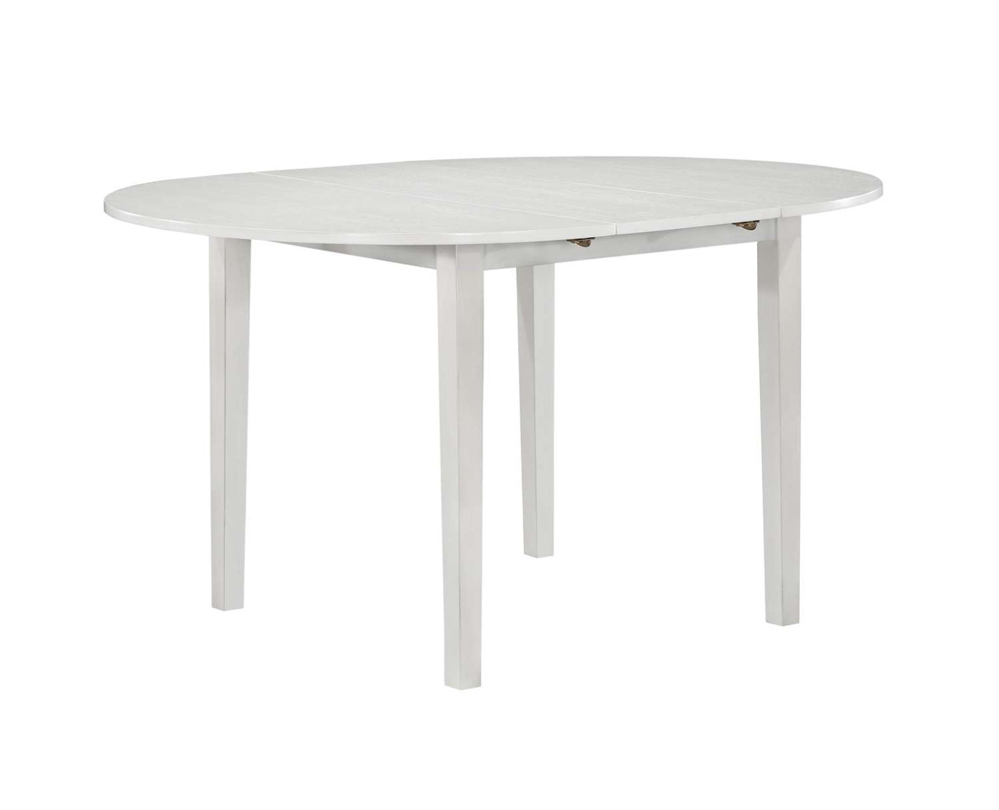 Natalia 5-Piece Round Dining Set - White