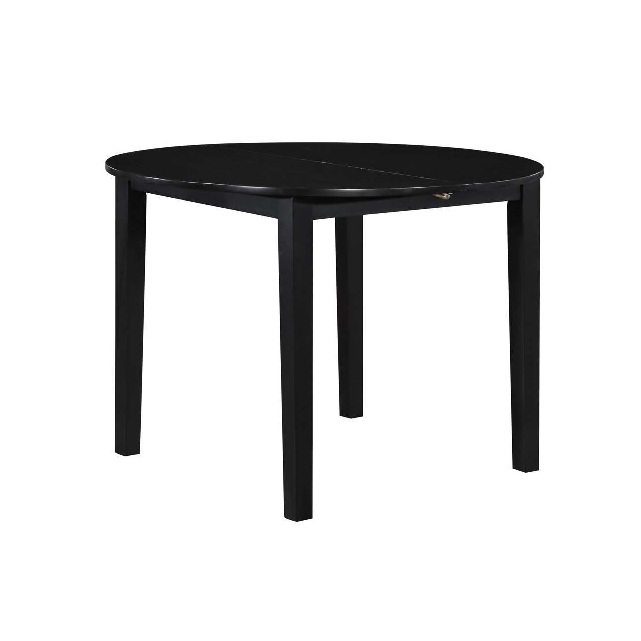 Natalia Extendable Round Dining Table - Black