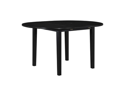 Natalia Extendable Round Dining Table - Black