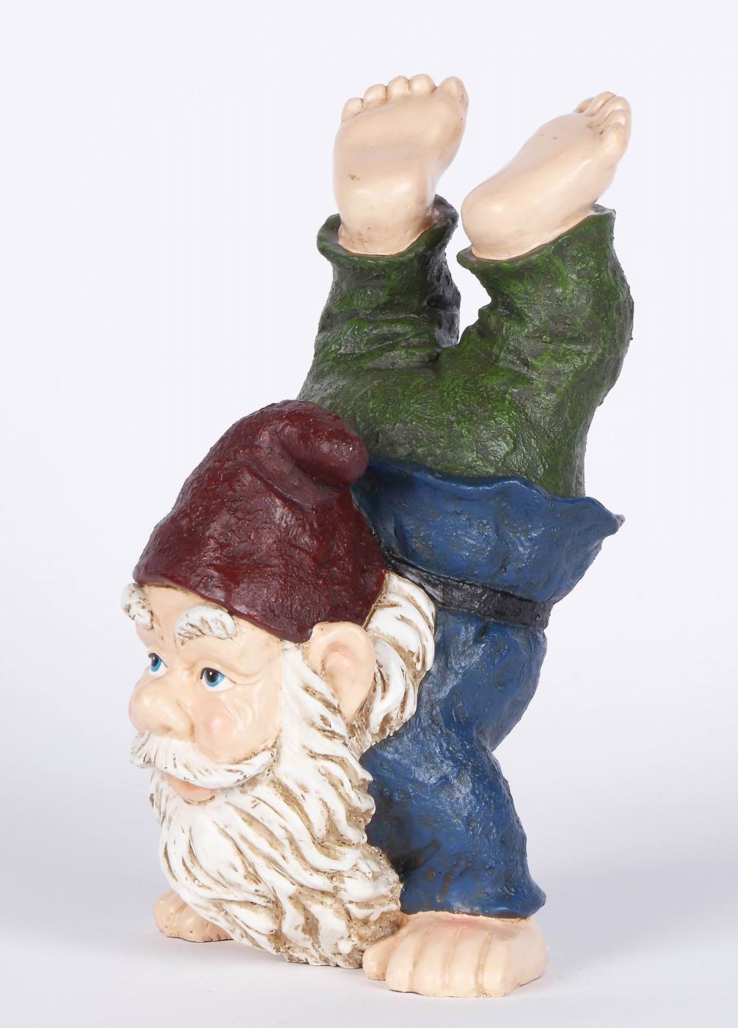 Notty Gnome - IV Statue - Blue/ Green