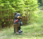 Welcome Bear - II Statue - Black