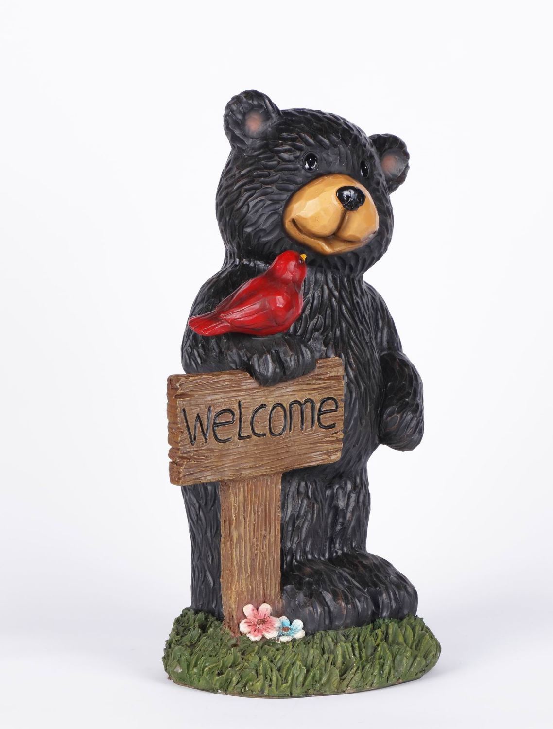 Welcome Bear - II Statue - Black
