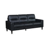 Verissimo Leather Sofa - Black