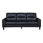 Verissimo Leather Sofa - Black