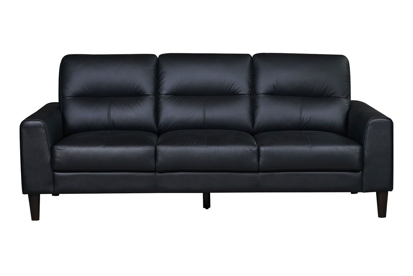 Verissimo Leather Sofa - Black