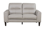 Verissimo Leather Loveseat - Latte