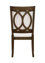 Spice Dining Chair - Dark Cherry, Beige