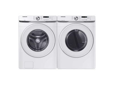 Samsung White Front-Load Washer (5.2 cu. ft.) & Electric Dryer (7.5 cu. ft.) - WF45T6000AW/DVE45T6005W