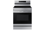 Samsung Fingerprint Resistant Stainless Kitchen Package with French Door Refrigerator, Electric Range & Built-In Dishwasher
