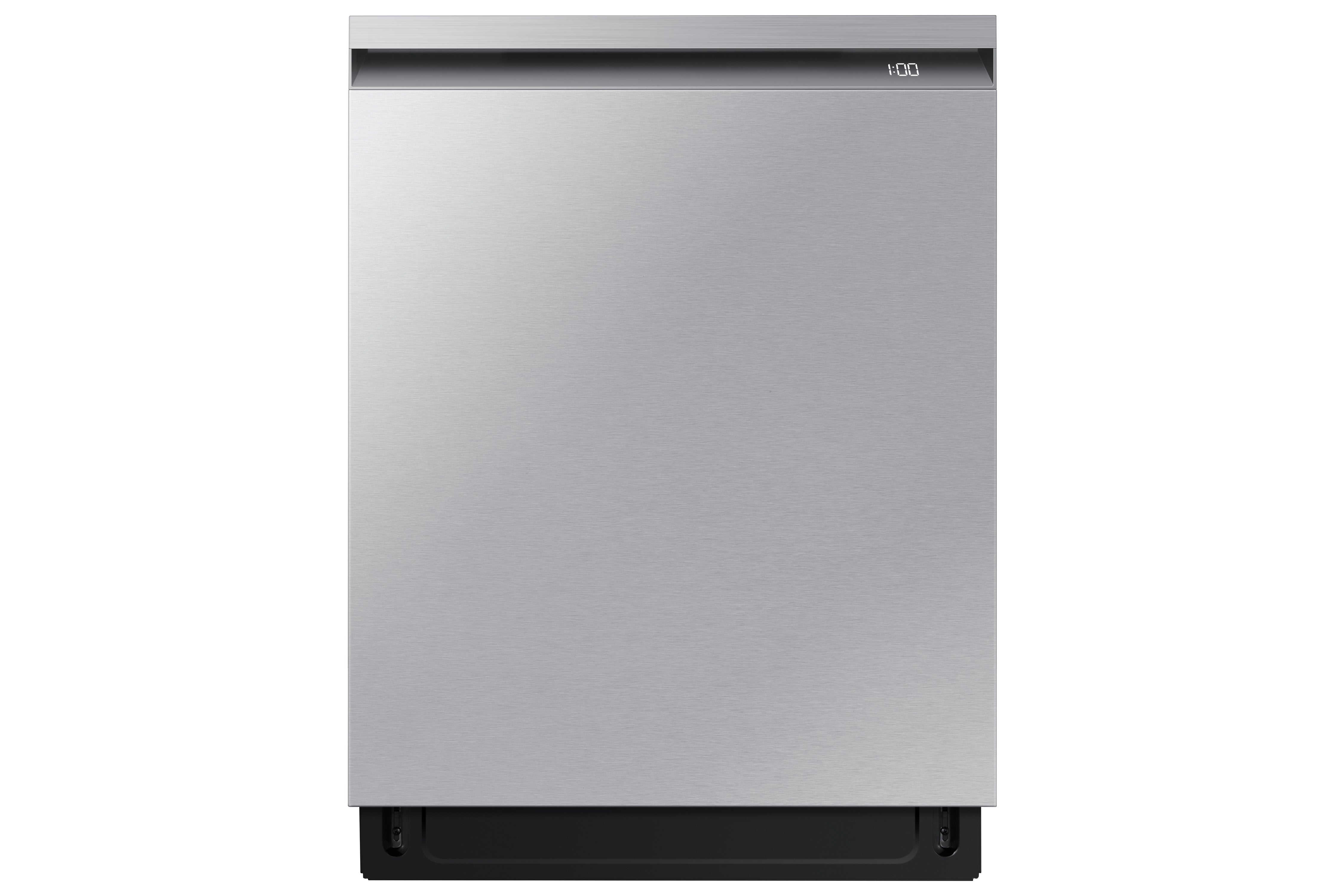 Samsung Fingerprint Resistant Stainless Kitchen Package with French Door Refrigerator, Slide-In Range & Built-In Dishwasher